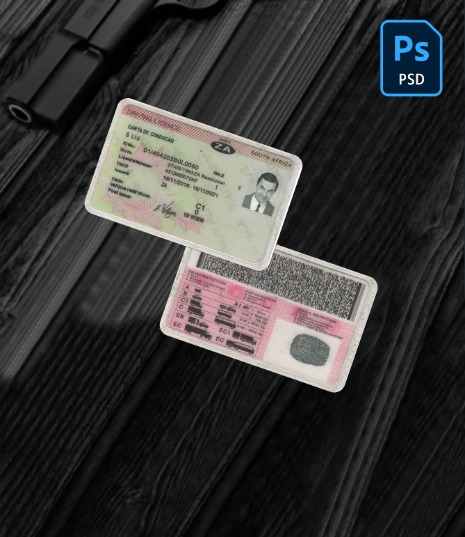 South Africa driving license PSD